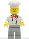 LEGO chef005 Chef - Light Gray Legs, Moustache
